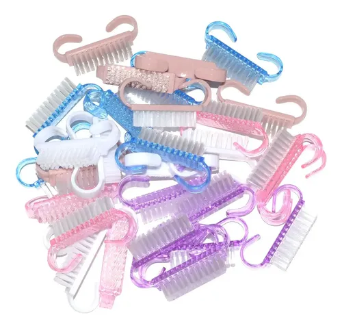 30 Cepillos Para Manicure, Elimina Residuos Y Quita Polvo