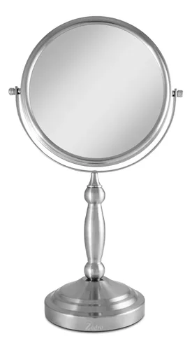 Espejo De Maquillaje Zadro Redondo Sin Iluminación, Aumento