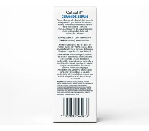 Cetaphil Serum Ceramidas X30ml. Todo Tipo De Piel Día