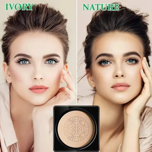 Cushion Base De Maquillaje+ Cojín Esponja Hongo Ocheal [02-natural