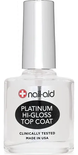 Top Coat De Alto Brillo Nail-aid Platinum 0.55 Fl Oz