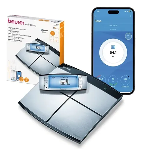 Balanza Bioimpedancia Digital Inteligente Bluetooth Beurer Bf 105