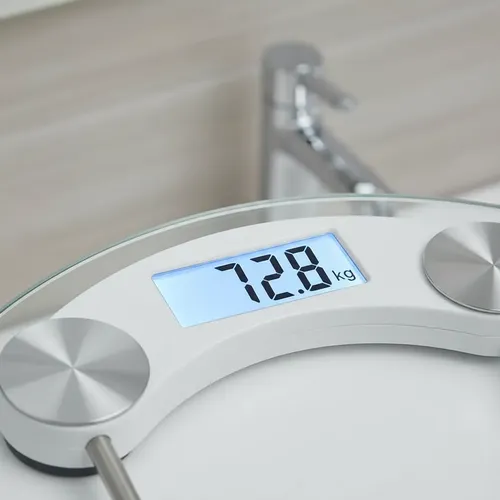 Balanza De Baño Vidrio Pantalla Digital 180kg
