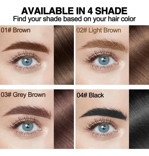 Gel De Color Para Cejas Tipo Tatuaje A Prueba De Agua Light