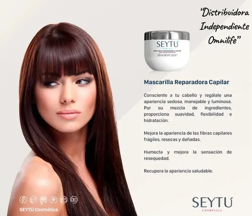 Mascarilla Reparadora Capilar Seytú Omnilife Queratina