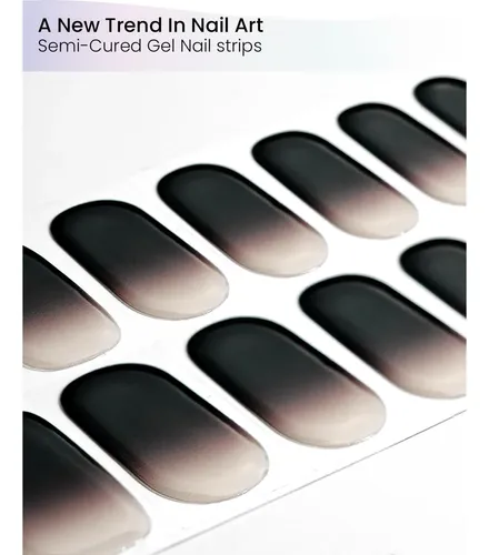 Conjunto De Tiras De Gel Semiseco Oauee Con Capa Superior Uv
