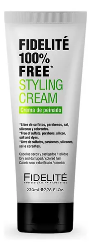 Crema Para Peinar 100% Free Fidelite 230ml