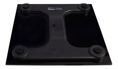 Balanza Digital Piso Pie Blaupunkt Fit Scale 180k Vidrio Neg Color Negro