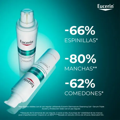 Eucerin Dermopure oil control serum triple efecto antibrillo tipo de piel grasa 40 ml