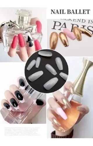 Uñas Postizas Tips X 100 Unidades Manicura Nail New Oferta!