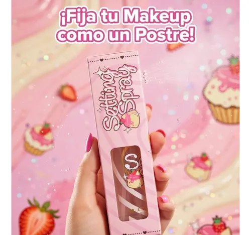 Fijador Maquillaje Hidratante Saniye Setting Spray Pudding