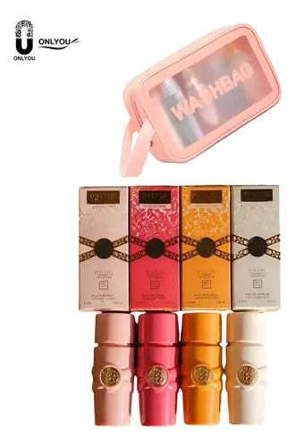 Set De 4 Perfumes Arabes Miniaturas Onlyou 30 Ml Mujer