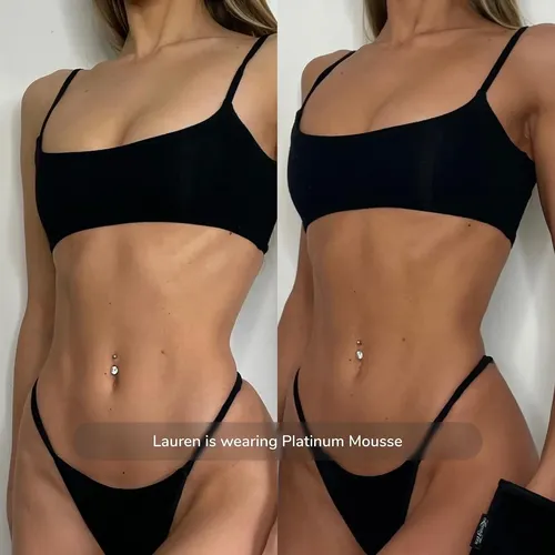 Mousse Loving Tan Platinum, Oscuro, Sin Estrías, Natural L..