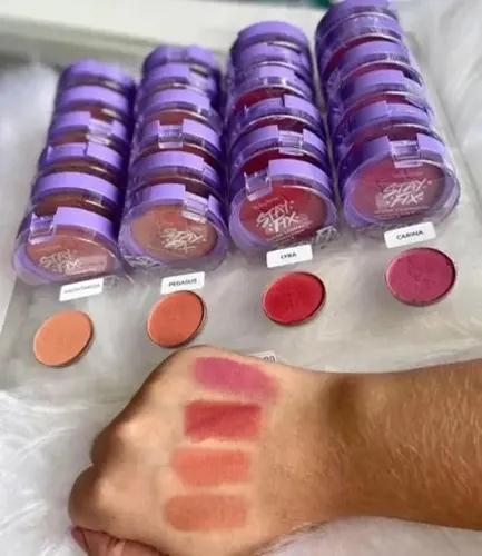 Rubor En Polvo Ruby Rose Blush Stay Fix Tono Lyra