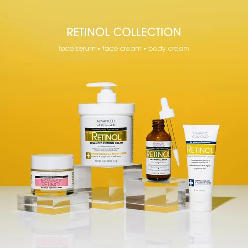 Crema Hidratante Con Retinol Para Cuerpo Y Rostro De Advance Sin Fragancia Añadida