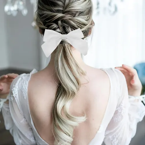 Lazos Para El Pelo Con Lazo Para Niñas 10 Unidades De Algodó