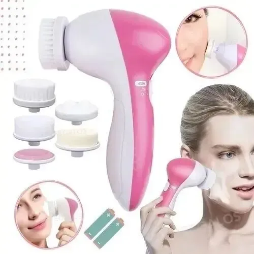 Cepillo Limpiador Facial 5 En 1 Masajeador Exfoliante