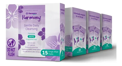Toallitas Femeninas Theraworx Harmony Gentle Daily Cleansing