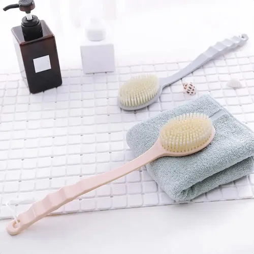 Renkai Gorro Toalla Microfibra Super Absorbente + Cepillo Largo Exfoliante