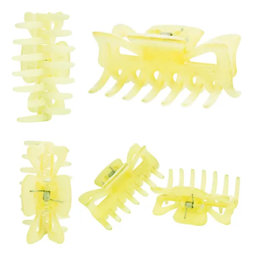Broche Hebilla De Pelo Terciopelo Varios Colores Pack X12