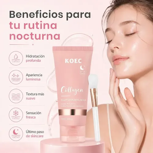 Kit Parches Anti Ojeras Colágeno + Mascarilla Facial Antiage