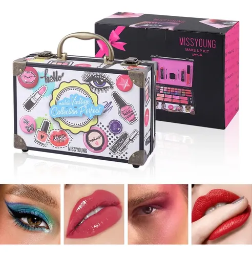Set De Maquillaje Profesional Miss Young Valija Completa