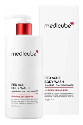 Gel De Baño Corporal Red Acne Medicube Piel Acneica 400g