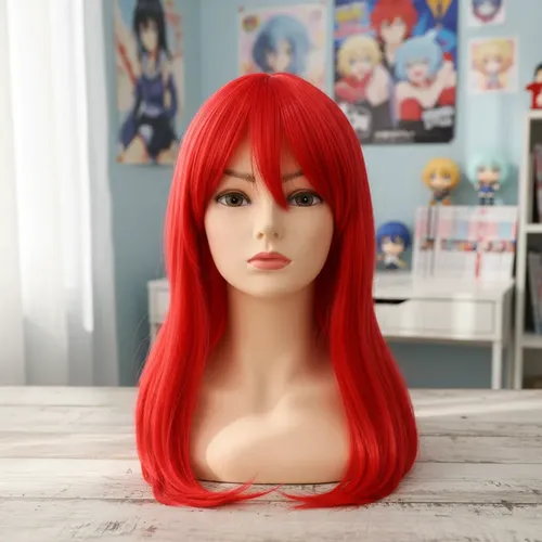 Pelucas Fantasía Anime Otaku Natural Lacio Punta Con Ondas 6