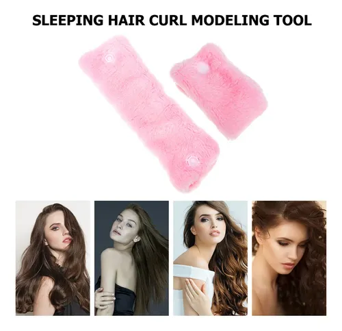 Rodillo De Pelo Para Dormir Con Forro Polar Coral Para Mujer