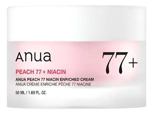 Anua Peach 77% Niacin Enrich Cream Hidratante Piel Seca 50ml