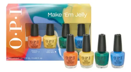 Opi Nail Lacquer Make Em Jelly Mini Kit X4 3,75ml