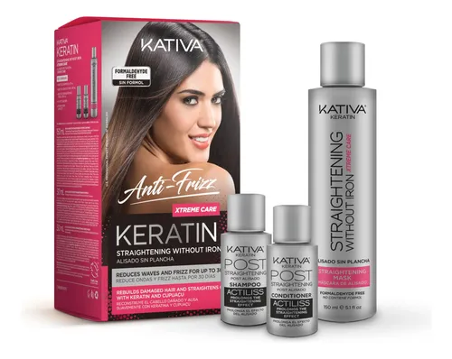 Tratamiento Antiencrespamiento Kativa Con Queratina 150 Ml