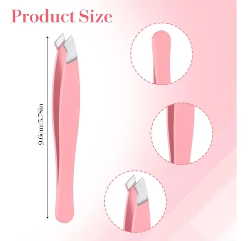 Set De 4 Pinzas Mini Nogeqi Para Cejas Y Vello Facial
