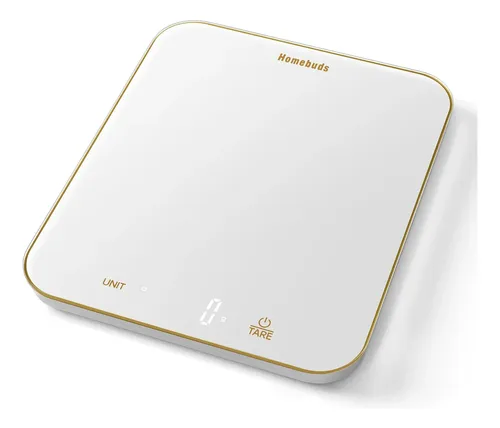 Homebuds Báscula Digital Hb9077 33lb Precisión Alta Blanca