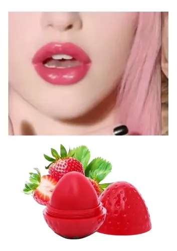 – Crema Y Bálsamo Hidratante Con Forma De Fresa. )