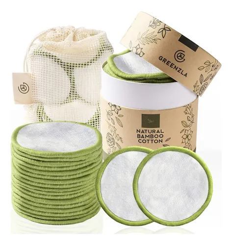 Almohadillas Desmaquillantes Reutilizables Greenzla (paquete