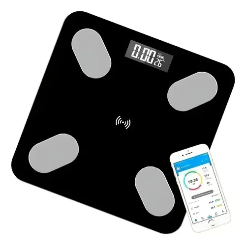 Balanza De Baño Bluetooth Familiar Ultra Slim 180kg