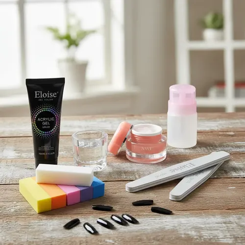 Kit Para Uñas Soft Gel,poli Gel Y Acríc Gel, Lima, Pincel