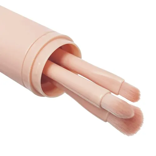 Set De 2 Brochas De Maquillaje De Viaje Con Estuche
