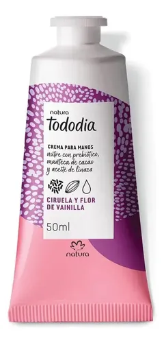 Crema para Manos Natura Tododia Ciruela y Flor de Vainilla de 50 mL