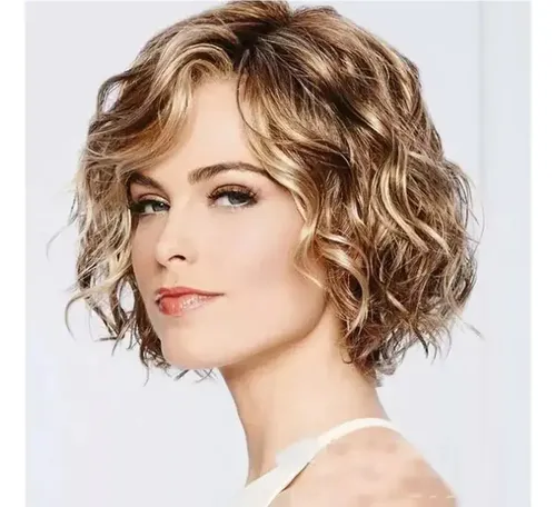 Pelucas Cortas Para Mujeres Rubias, Cabello Corto Y –