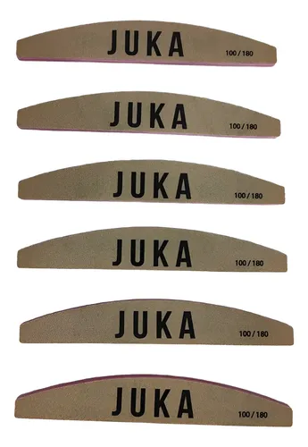 Juka Limas Curvas Para Uñas De 100/180 Pack X6
