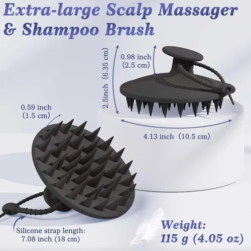 Set De Exfoliadores De Silicona Manmihealth 5 Piezas