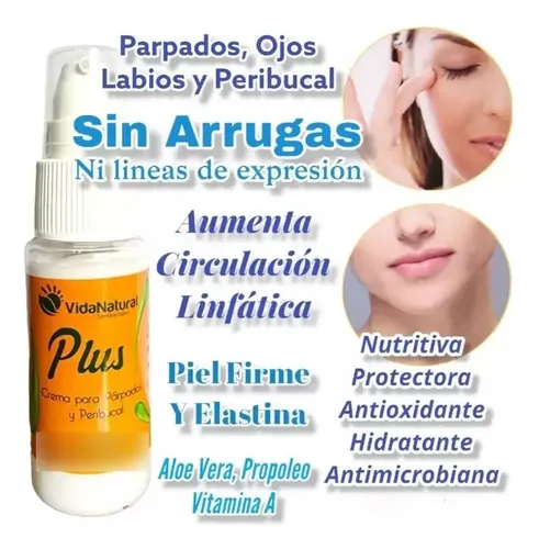 Crema Efecto Botox Sin Arrugas Párpados Boca Bolsas Ojos