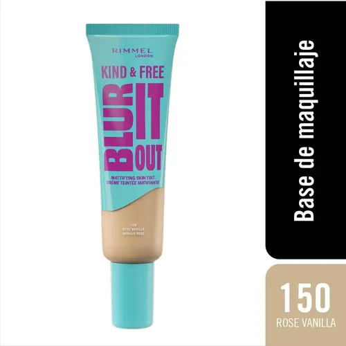 Base Rimmel Kind & Free Matte Blur It Out X 30 Ml Tono Tono 150