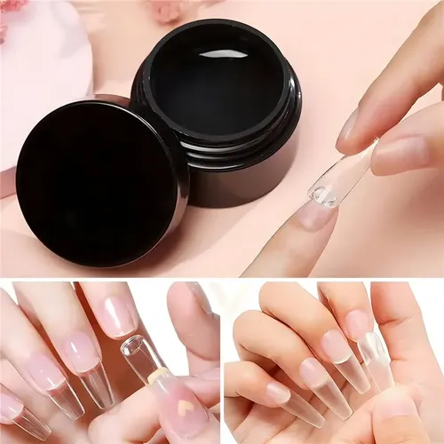 Kit 4pzs Polygel Sólido Para Diseño Uñas Extensión 15ml