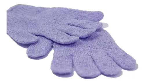 Par Guante Baño Exfoliante Suave Spa Facial Corporal