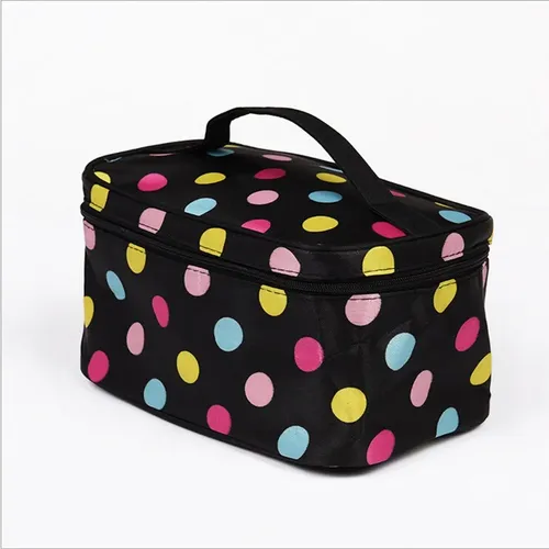 Bolsa De Cosméticos Con Forma De Letra Cuadrada, Portátil, D