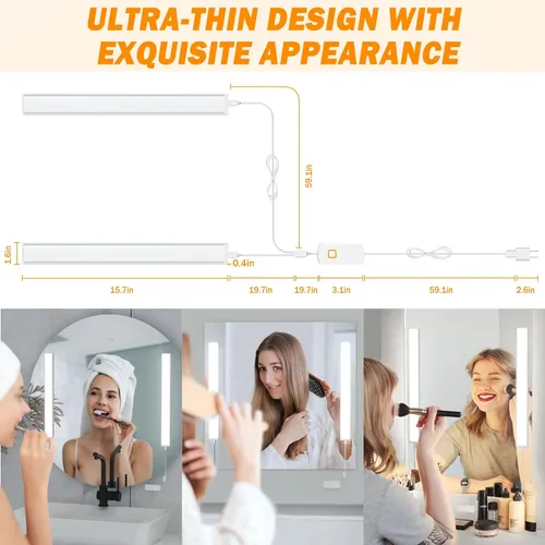 Luces Led Para Tocador My Beauty Light 40 Cm Usb Regulables