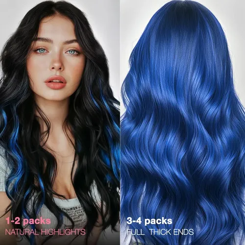 Extensiones De Cabello Tape-in Goo Goo Blue 10in 20g 10
